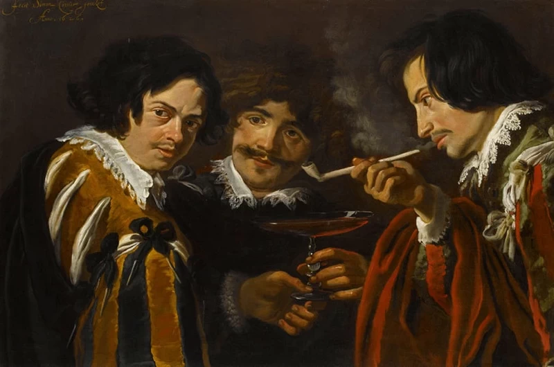 Raduno di fumatori e bevitori - Museo del Louvre, Parigi